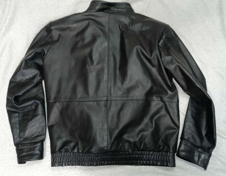 Кожаная куртка Men Swear Англия натуральная кожа утеплённая 52-54 раз