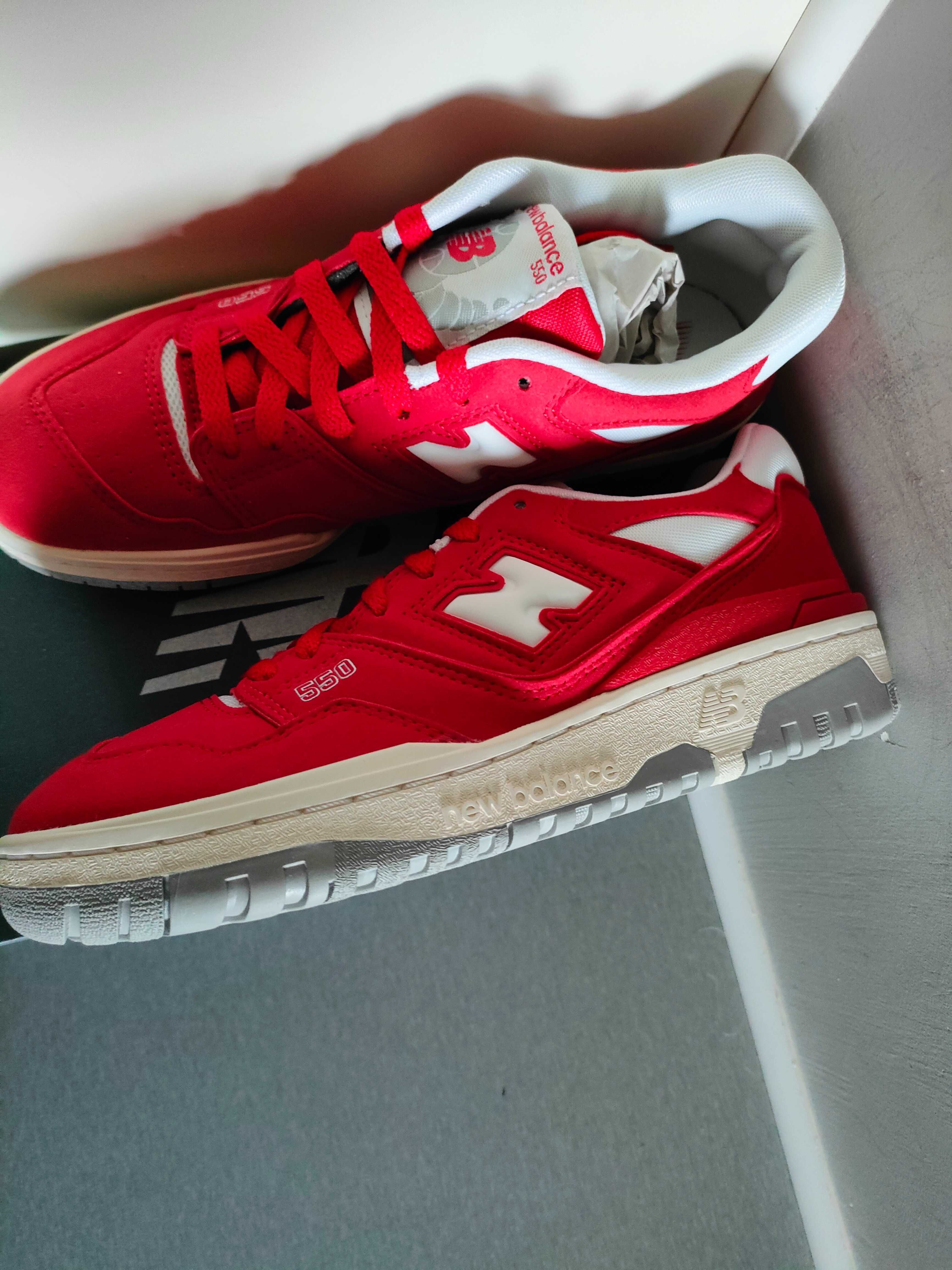 Buty new balance nb 550 czerwone 38