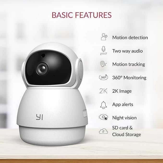 IP Camera - YI Dome Camera Guard Indoor Wireless Security Baby Monitor