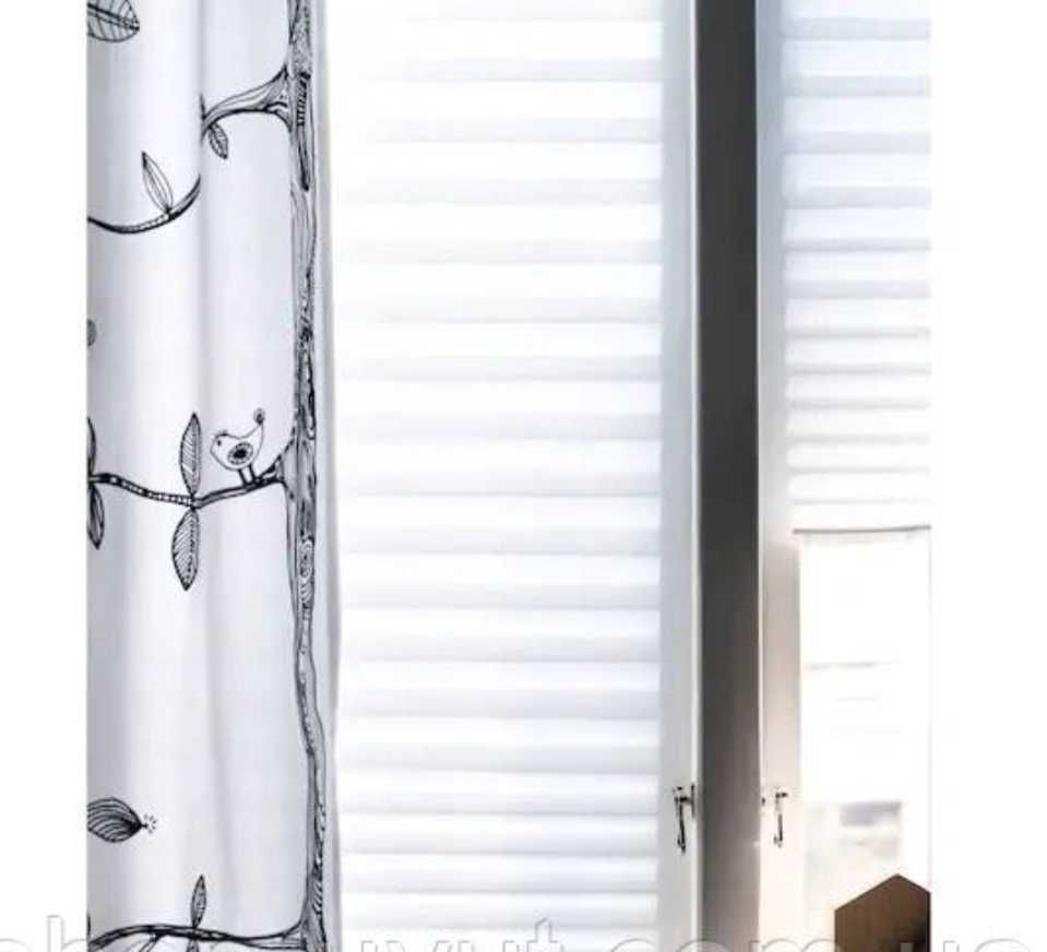 IKEA SCHOTTIS (ИКЕА SCHOTTIS)
Панель-жалюзі плісе, біла, 90x190 см