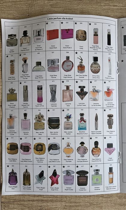 Perfumy Glantier odpowiedniki oryginałów 50ml damskie męskie