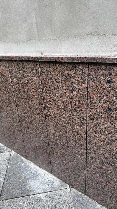 Гранітна плитка для фасаду, накривки на забор, паркан