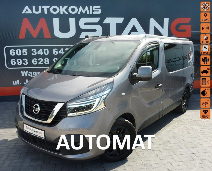 Nissan NV300 Trafic*2.0 DCI 170Ps*AUTOMAT*Kamper*Kemping*Kamera*Hak*Niski Przebieg