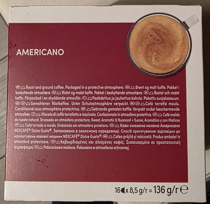 Kapsułki Nescafe Dolce Gusto A.ericano