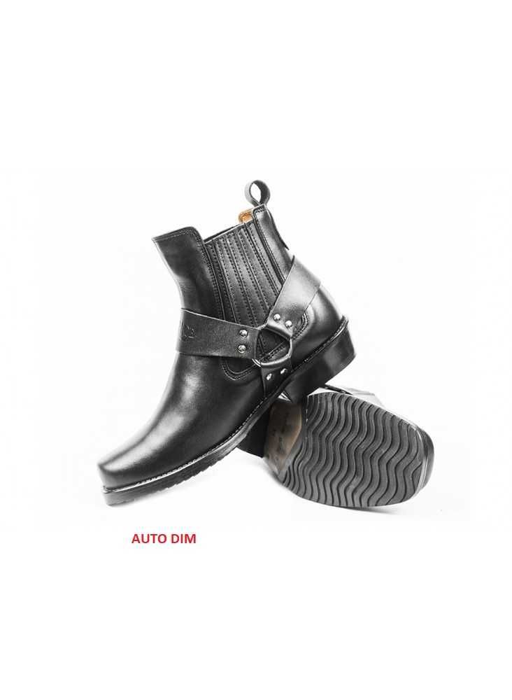Buty motocyklowe skórzane Chopper Kowbojki KST