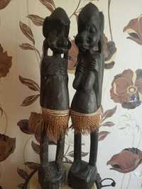 Статуэтка деревянная Аборигены, Папуасы, Туземцы. п-во Индонезия