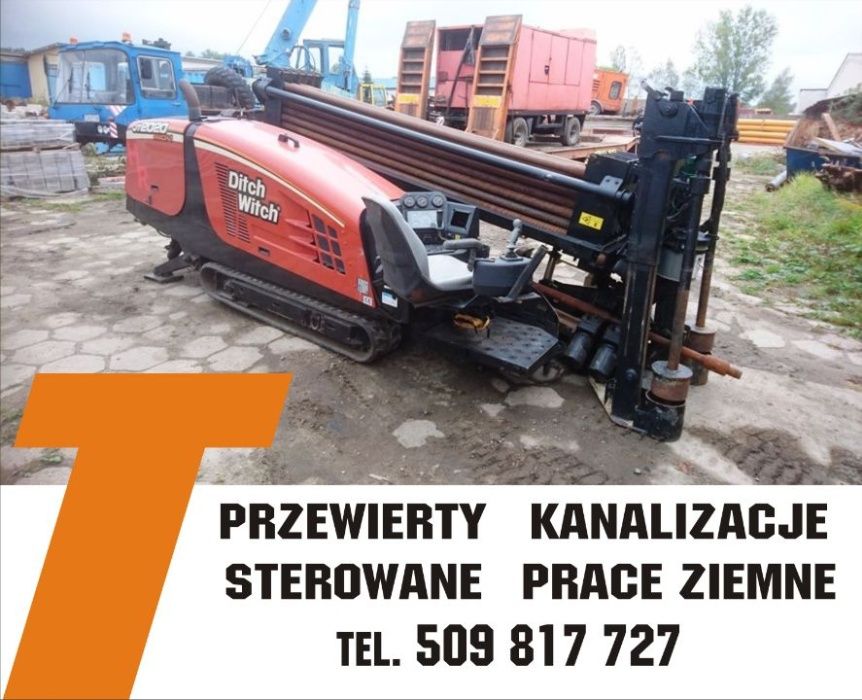 Przyłącza wod-kan przeciski wbijanie rur stalowych