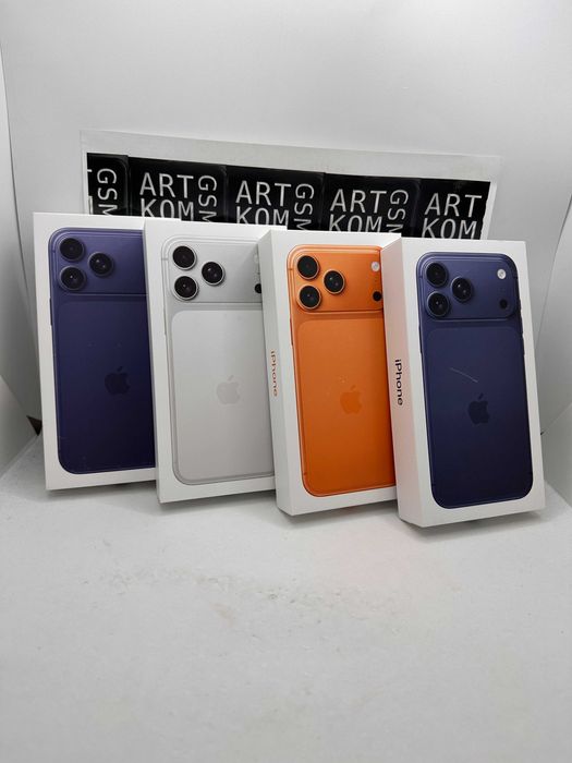 NAJTANIEJ od ARTKOM NOWY iPhone 17 Pro Max 512GB Kolory od 6990zł