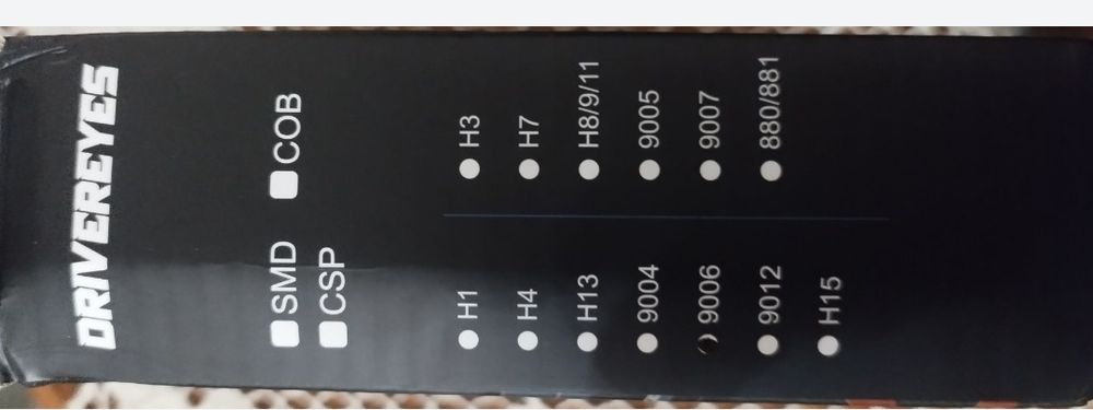 Led лампи автомобільні HB4 (9006) 30000 LM 6500K потужністю 300W