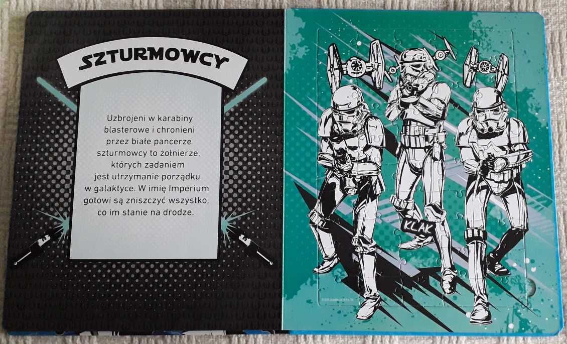 Puzzle Star Wars z serii “Wielkie układanie” wydawnictwa Egmont.