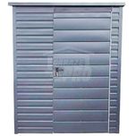 Schowek - domek ogrodowy 1,8x4m drzwi - okno - antracyt - rynny  GP425