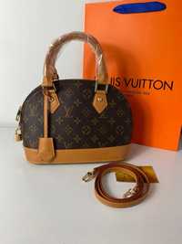 Torebka damska kuferek Louis Vuitton Alma Tote monogram Canvas lv