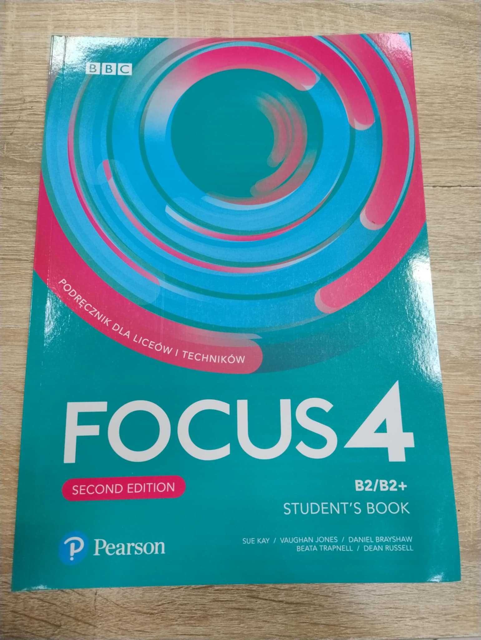 Focus 4 podręcznik- stan idealny z małym defektem