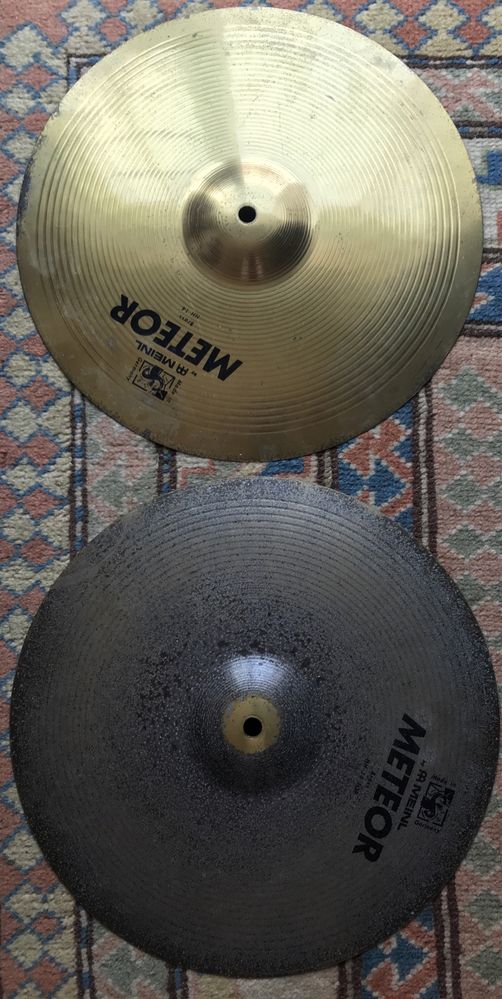 Hihat choques pratos Meinl Meteor 14”