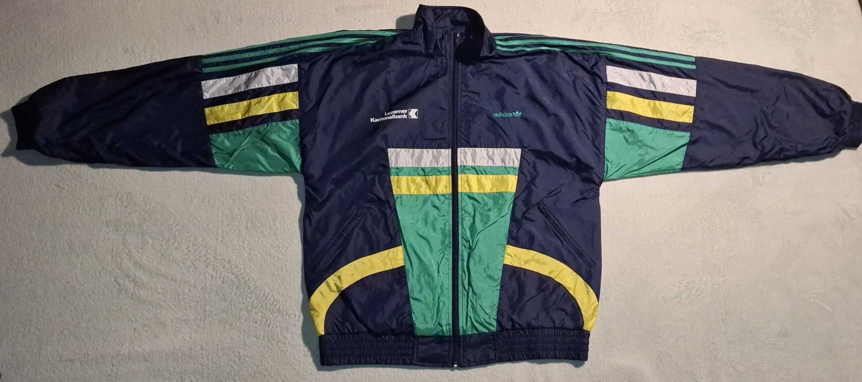 Adidas x Luzerner Kantonalbank dres retro z końcówki lat 90. Stan nowy