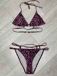 Леопардовий рожевий купальник MISSGUIDED