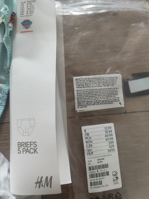 Majti slipy psi paw patrol 4 pack