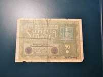 Banknot 50 reichsmark 1910