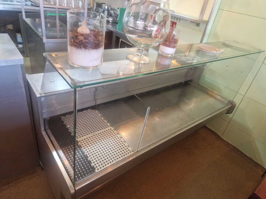 Montra Expositor Vitrine Bancada - Frigorífica Refrigerada c/3 portas