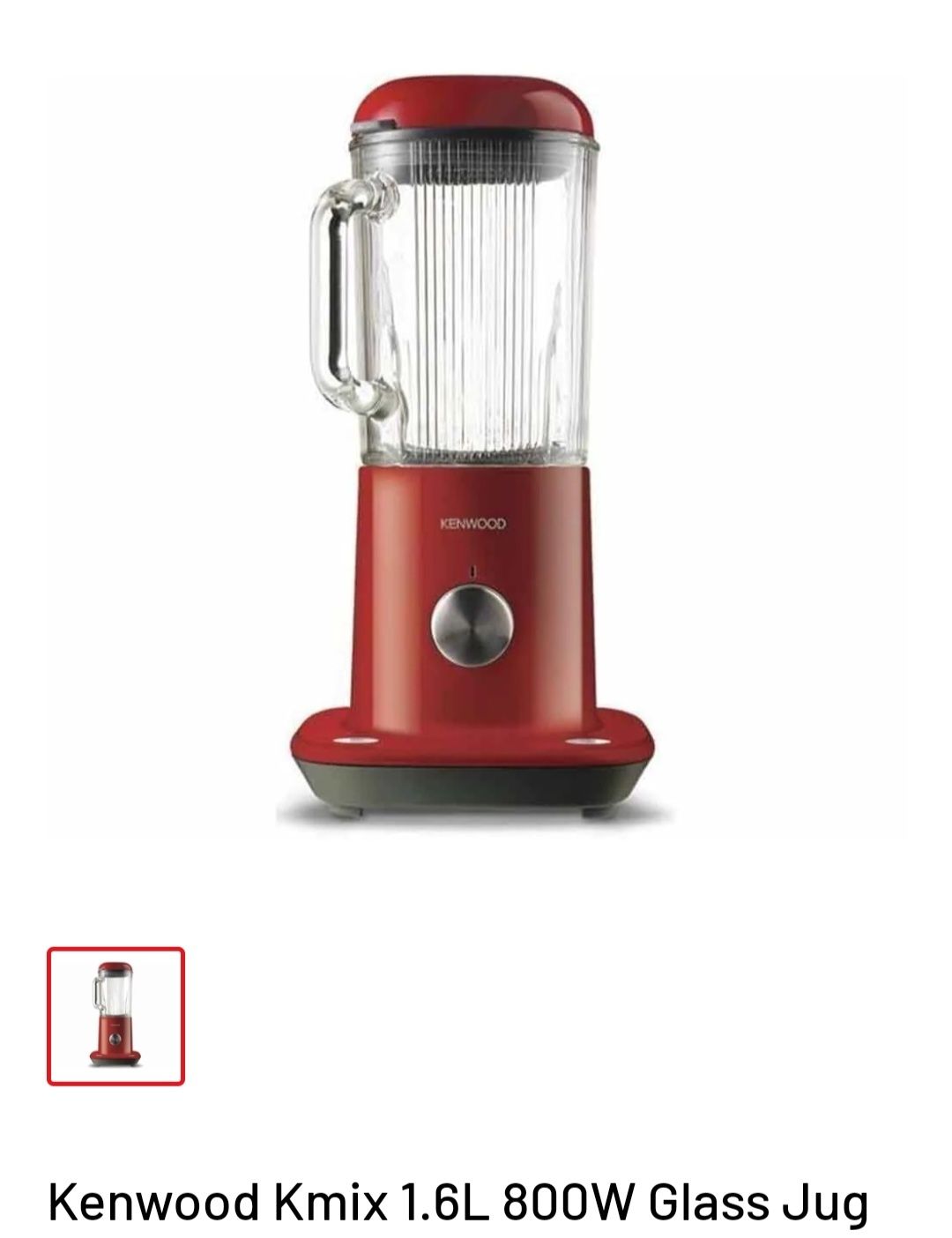 Blender Kenwood KMix czerwony Nowy Zafoliowany