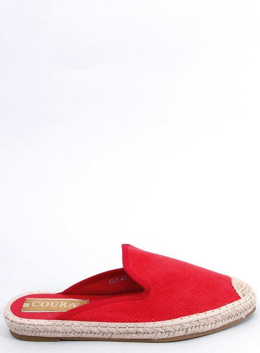 Klapki Damskie Espadryle Carmen Red