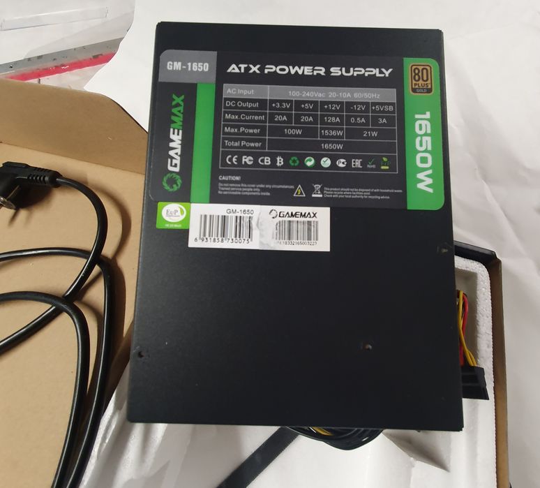 Блок живлення  GAMEMAX GM 1650W
