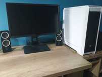 Zestaw komputer + monitor + głośniki
