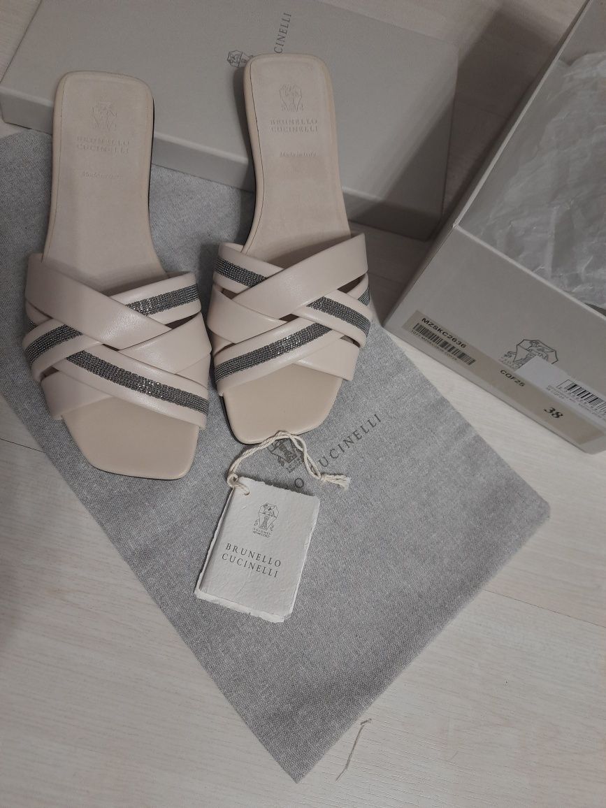 Шлепанцы Brunello Cucinelli 38р