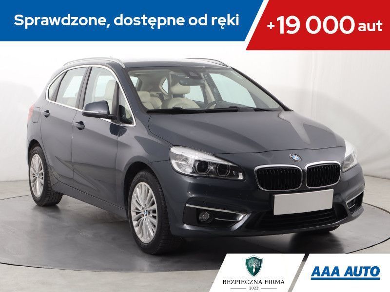 BMW Seria 2 218i Active Tourer, Skóra, Navi, Klimatronic, Tempomat, Parktronic,