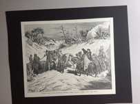 O Engenhoso Fidalgo D. Quixote de La Mancha. Gravura do século XIX