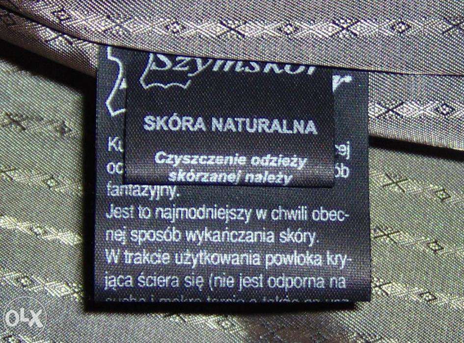 Kurtka ze skory marynarka skorzana brazowa stan bardzo dobry cienka