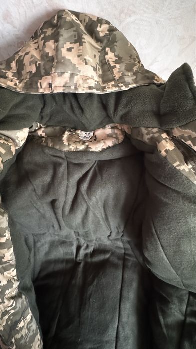 Зимовий пуховик/бушлат ЗСУ, піксель, 44 розмір