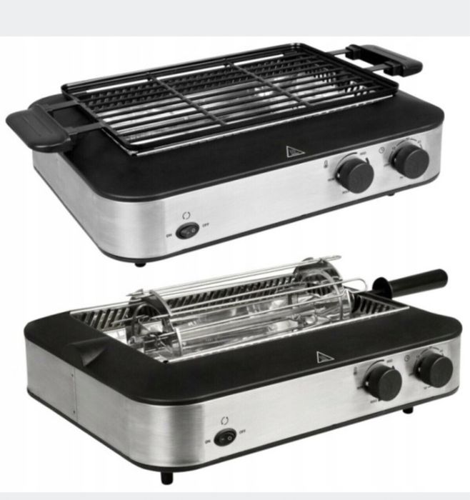 Nowy wielofunkcyjny grill elektryczny/do kebabów 1600W MKitchen