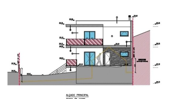 Terreno para venda com projeto aprovado T4