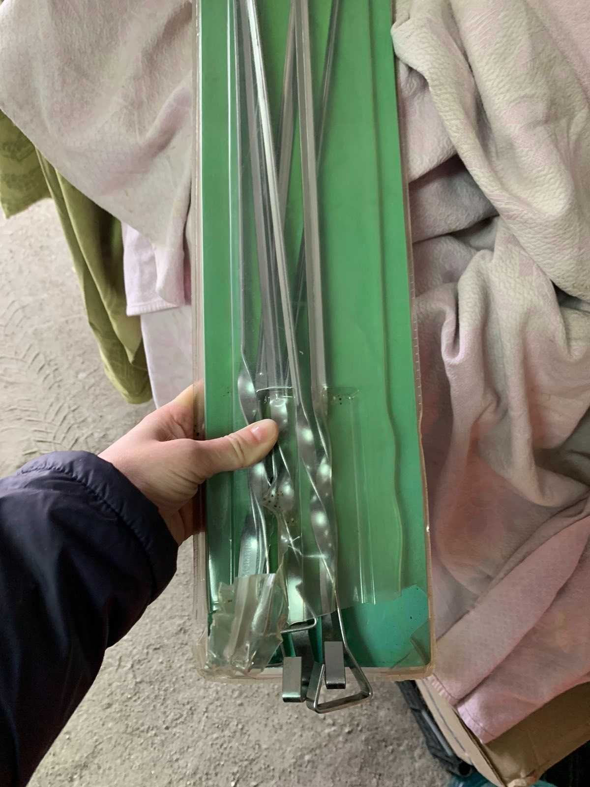 Шампура набор с металлическими ручками
