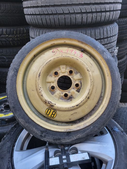 Koło zapasowe 5x114,3 r15 mazda kia honda hyundai toyota zapasówka