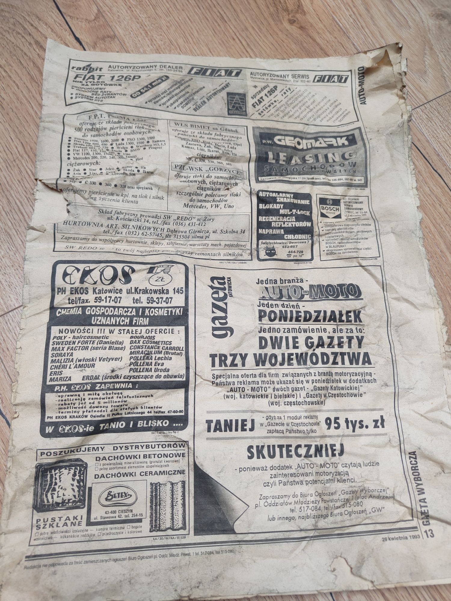 Gazeta wyborcza 1993