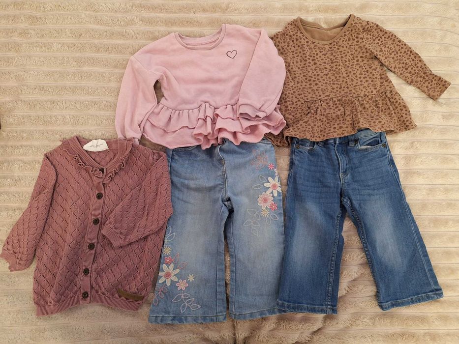 Набір одягу для дівчинки 86р., кофта, джинси