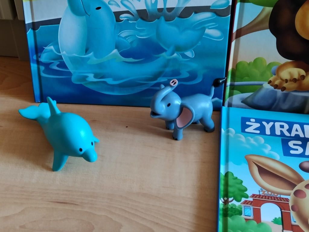 Książki + figurki: Zwierzęta z mojego zoo