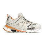 Женские кроссовки Balenciaga Track White Orange Premium. Размеры 36-40