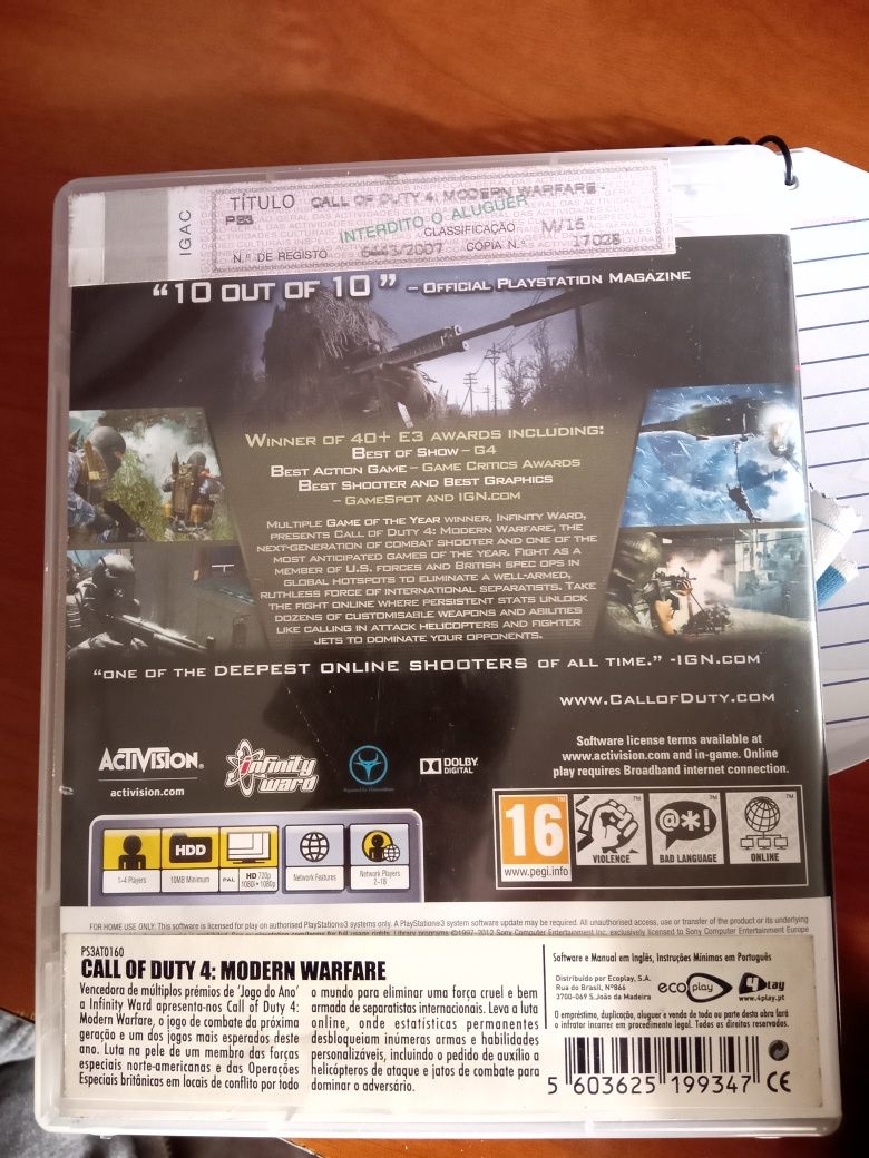 Call of Duty Modern Warfare PS3