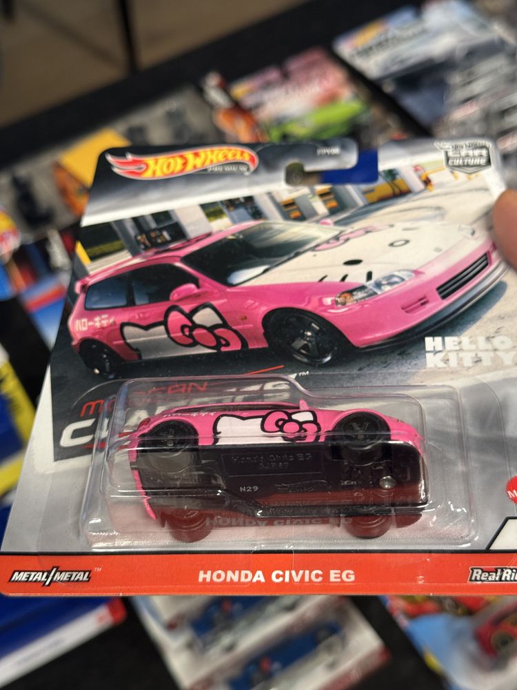 Hot Wheels Premium Honda Civic EG jajko EGG Hello Kitty Mugen Type-R