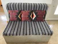Sofa modular como novo, 3 assentos, capa removível