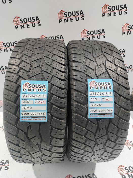 2 pneus semi novos 275-60R17 Toyo - Oferta dos portes