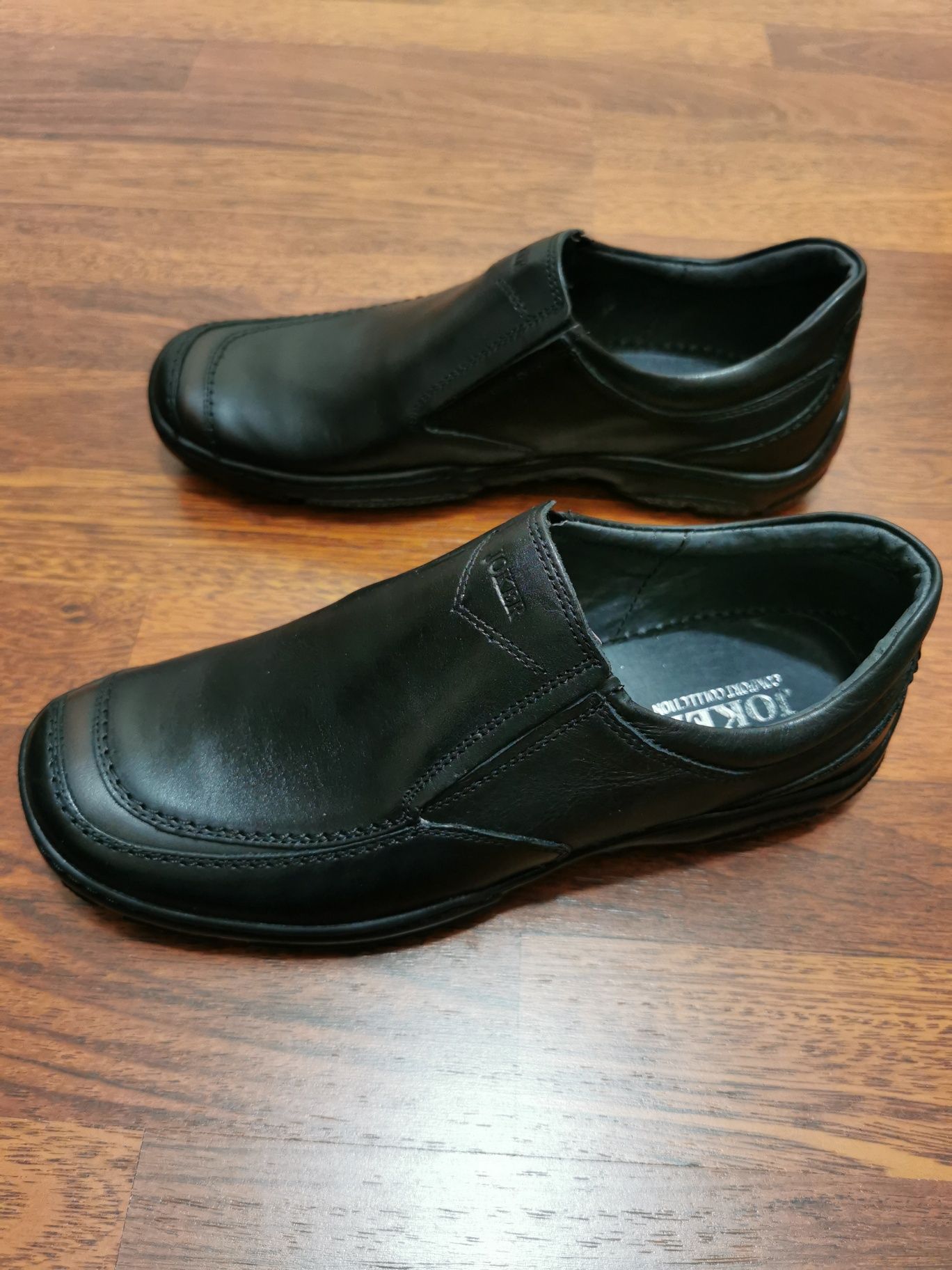 Skórzane Wsuwane Buty Męskie Joker Lekkie Wygodne Comfort