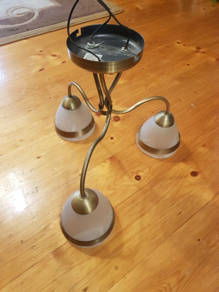Lampa sufitowa kolor patyna miedz