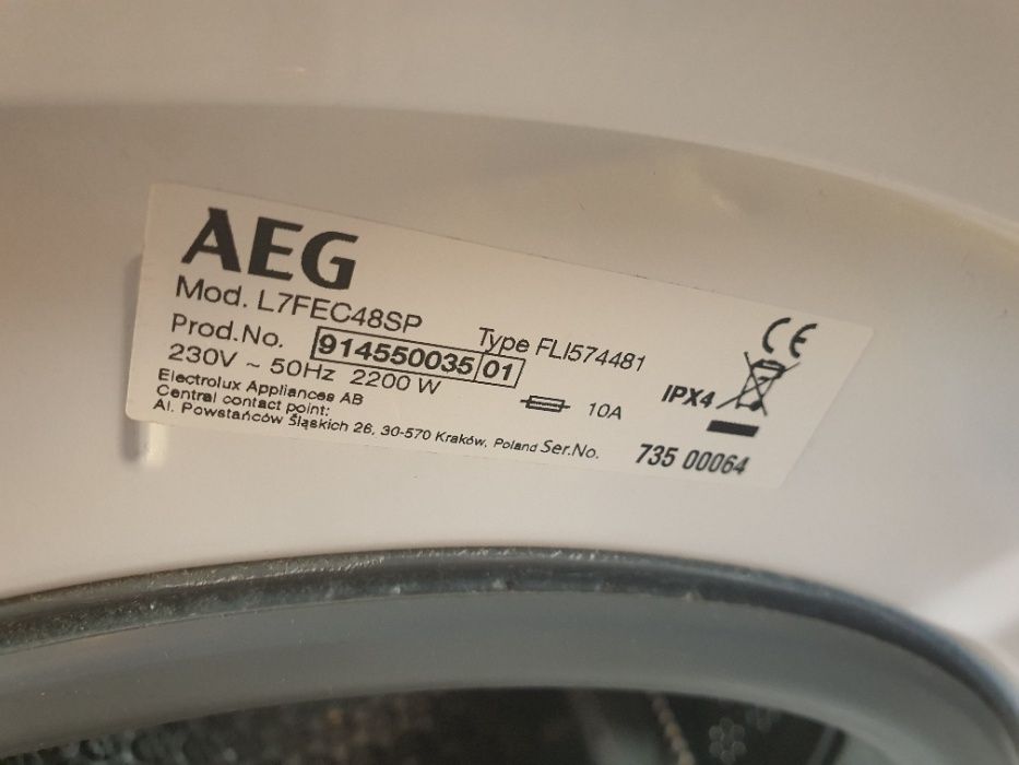 Pralka Aeg L7FEC48SP