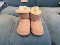 Buty dla dziewczynki Emu Australia, 12-18 miesięcy, ocieplane, różowe