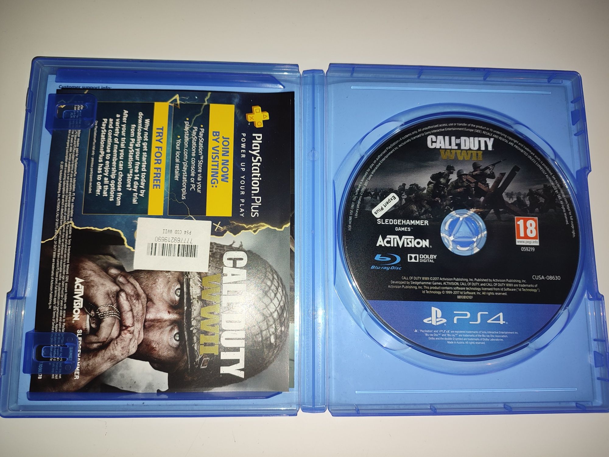 Gra Ps4 Call of Duty WWII WW II gry PlayStation 4 Sniper UFC GTA V GOW