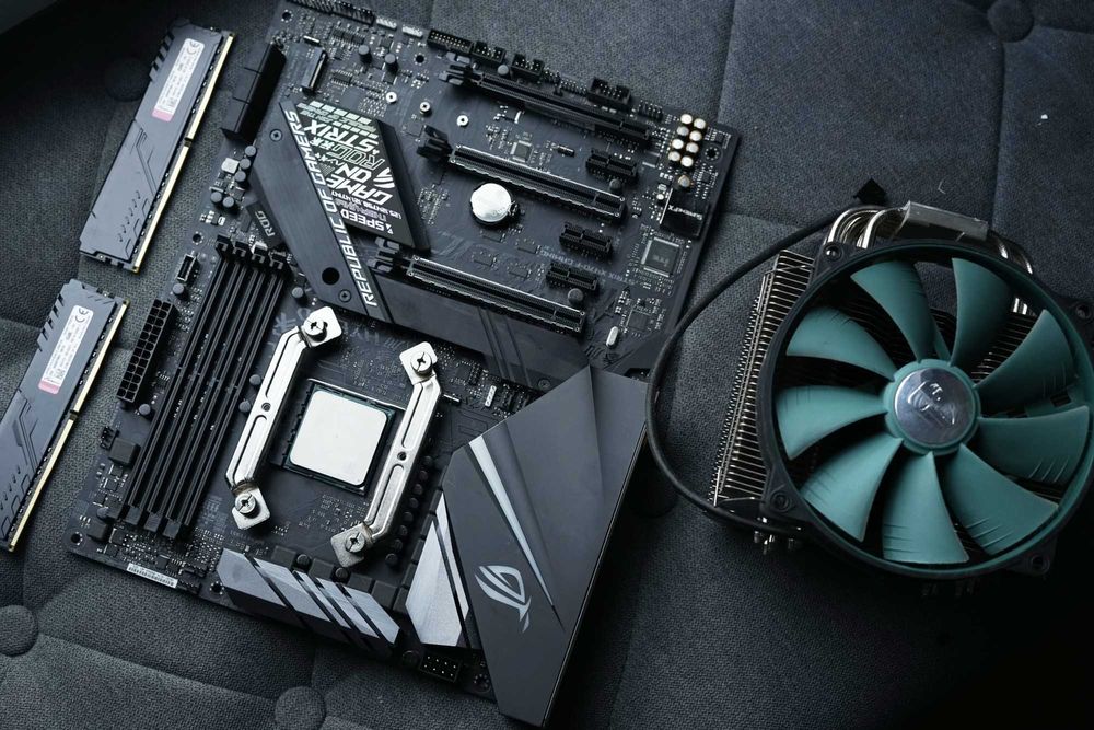 Zestaw: ROG X470-F + Ryzen 7 2700X + 32GB HyperX FuryDDR4 + chłodzenie